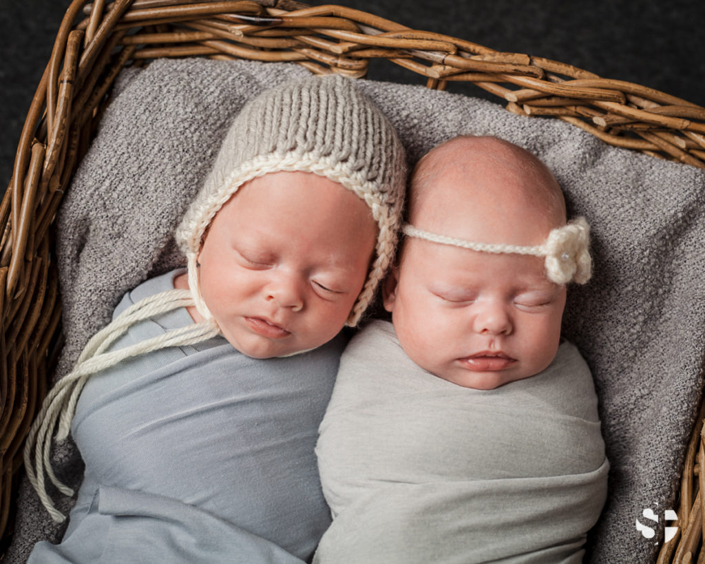 Babyfoto Zwillinge