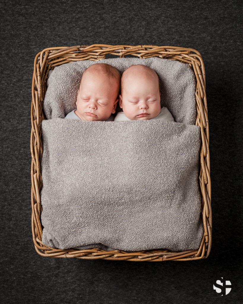 Babyfoto Zwillinge