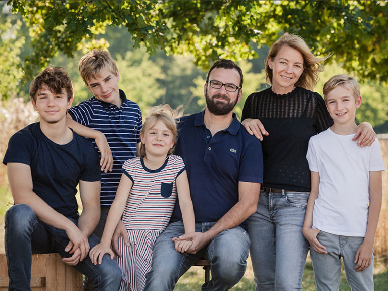 Familienfotos im Freien