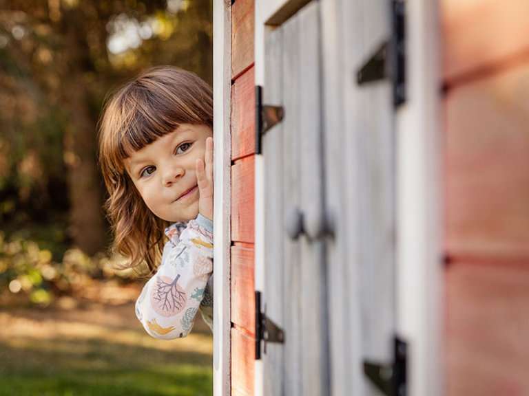Fotos im Freien der Familie